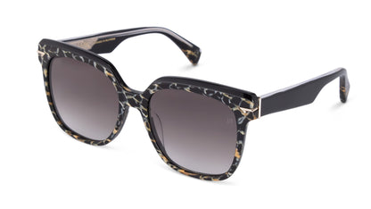 Animal Print Square Acetate Luxury Sunglass