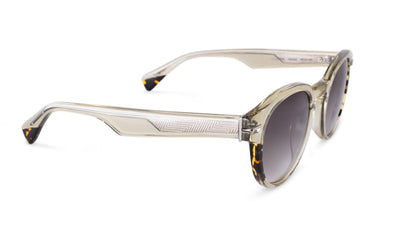 Full Acetate Round Sunglass with Wirecore