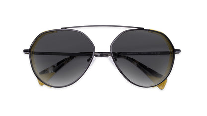 Trendy Pilot shape Metal Sunglass